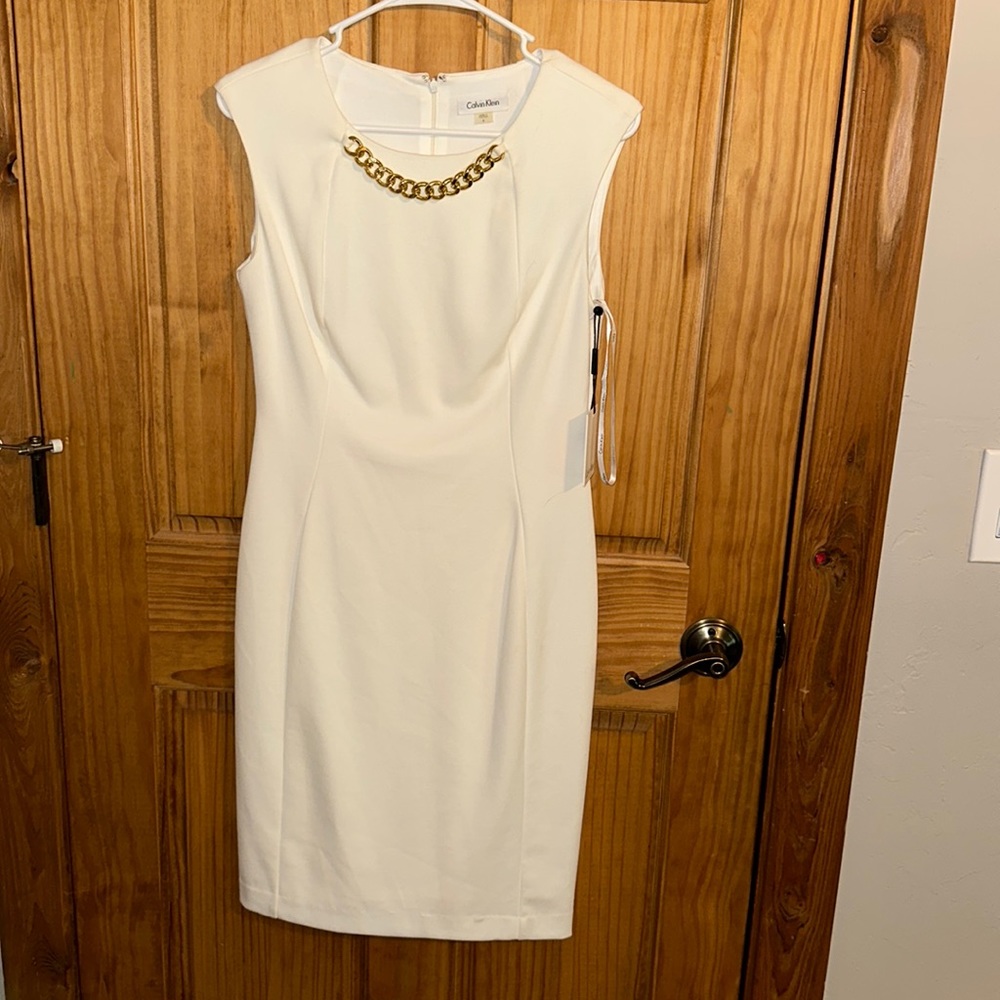 Calvin Klein White Dress